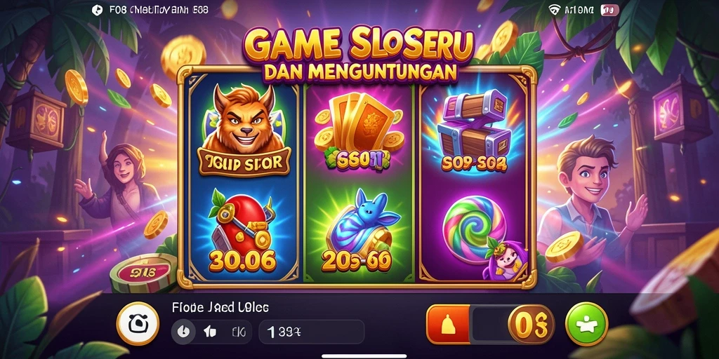Tampilan gameplay Slot yang menarik dan seru di F08.