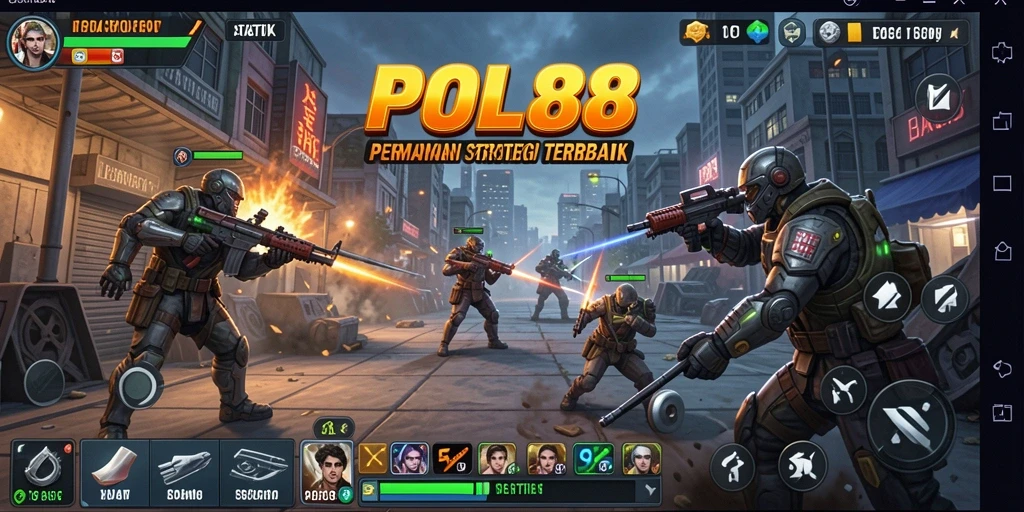 Tampilan gameplay POL88 yang menantang dan strategis.