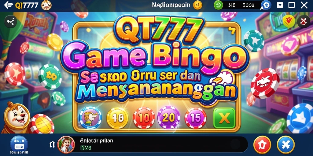 Tampilan gameplay QT777 yang mendebarkan saat bermain Bingo.
