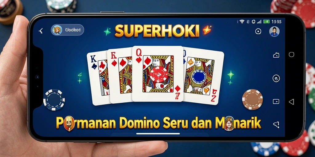 Tampilan gameplay domino yang seru dan interaktif.